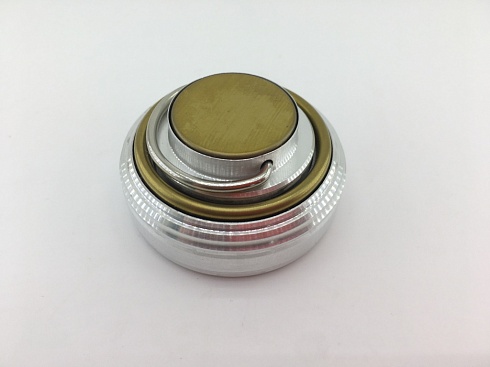 Оснастка для печати полуавтоматическая металлическая Леон-кнопка